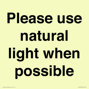 PV10529: Please use natural light when possible