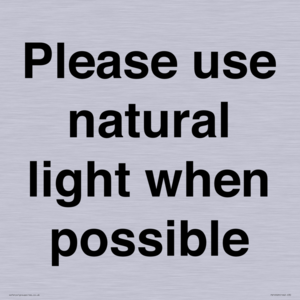 PV10529: Please use natural light when possible