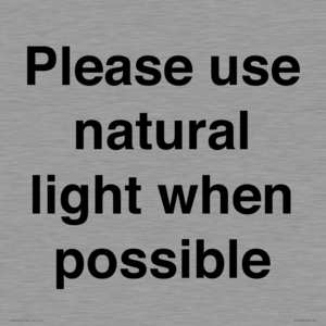 PV10529: Please use natural light when possible