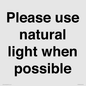 PV10529: Please use natural light when possible