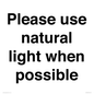 PV10529: Please use natural light when possible