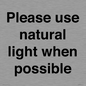 PV10529: Please use natural light when possible