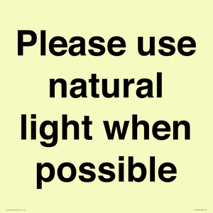 PV10529: Please use natural light when possible