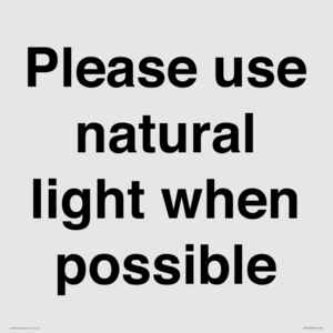 PV10529: Please use natural light when possible