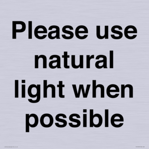 PV10529: Please use natural light when possible