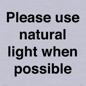 PV10529: Please use natural light when possible