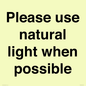 PV10529: Please use natural light when possible