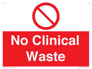 PV10541: No Clinical Waste