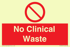PV10541: No Clinical Waste