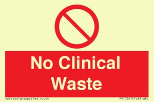 PV10541: No Clinical Waste