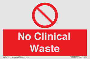 PV10541: No Clinical Waste