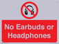 PV10565: No Earbuds or Headphones