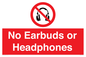 PV10565: No Earbuds or Headphones