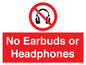 PV10565: No Earbuds or Headphones