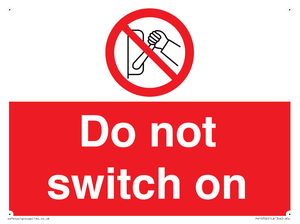 PV10702: Do not switch on