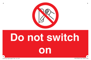 PV10702: Do not switch on