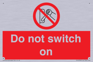 PV10702: Do not switch on