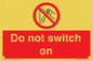 PV10702: Do not switch on