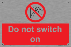PV10702: Do not switch on
