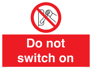 PV10702: Do not switch on