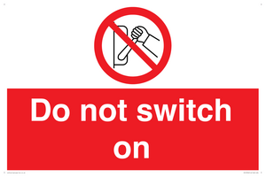 PV10702: Do not switch on