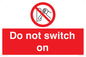 PV10702: Do not switch on