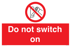 PV10702: Do not switch on