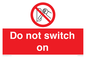PV10702: Do not switch on