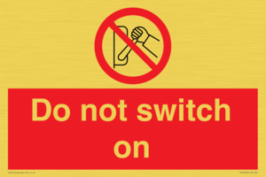 PV10702: Do not switch on
