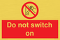 PV10702: Do not switch on