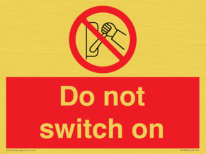 PV10702: Do not switch on