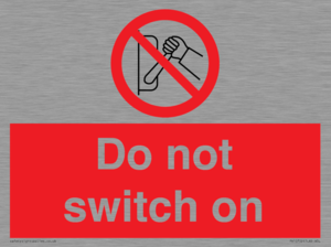 PV10702: Do not switch on