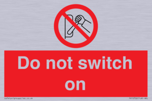 PV10702: Do not switch on