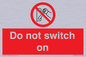 PV10702: Do not switch on