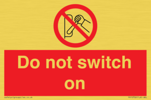 PV10702: Do not switch on