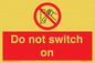 PV10702: Do not switch on