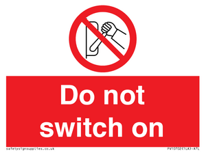 PV10702: Do not switch on