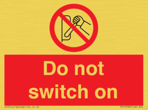 PV10702: Do not switch on