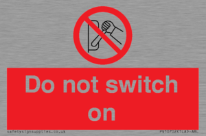 PV10702: Do not switch on