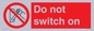 PV10702: Do not switch on