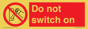 PV10702: Do not switch on