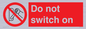 PV10702: Do not switch on