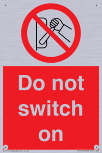 PV10702: Do not switch on