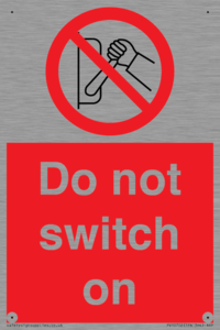 PV10702: Do not switch on