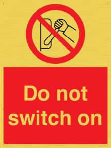 PV10702: Do not switch on