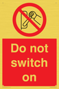 PV10702: Do not switch on