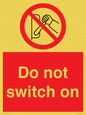 PV10702: Do not switch on