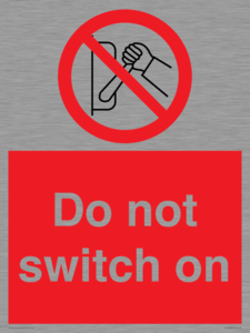 PV10702: Do not switch on