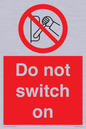 PV10702: Do not switch on