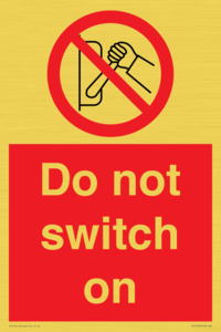 PV10702: Do not switch on